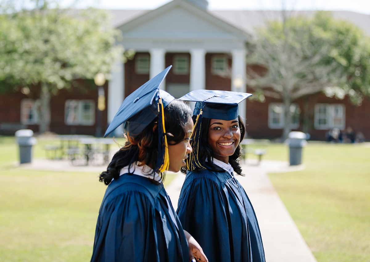 Photo Of Two Girls Graduating