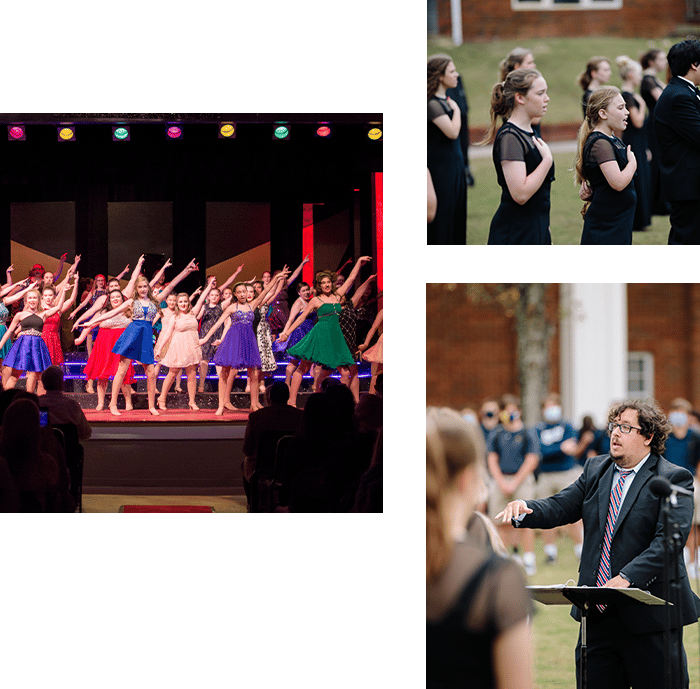 Performing arts students