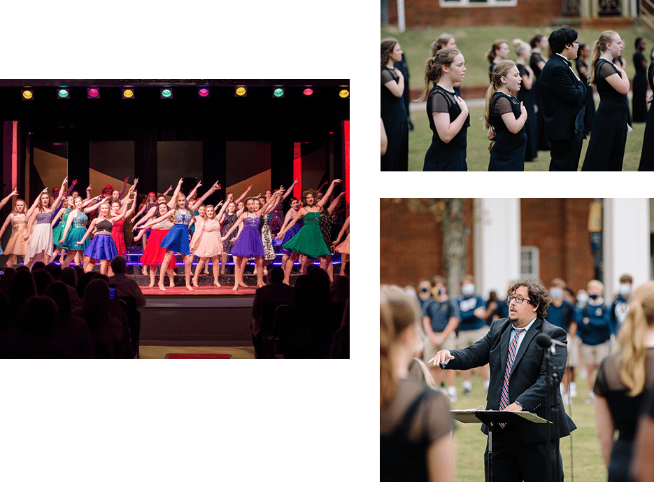 Performing arts students